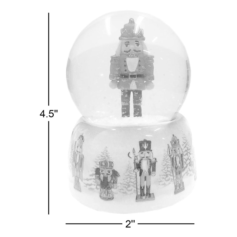 Globe à neige de casse-noisette musical hamlan