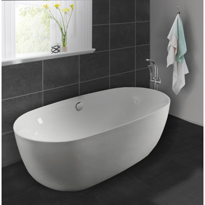 Ramiro 1750mm x 620mm Soaking Acrylic Bathtub
