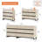 2 In 1 Dresser With 9 Drawers, Modern Chest Of Drawers With Adjustable Shelf And Metal Base, Closet Organizers And Storage Cabinet For Bedroom-479802658