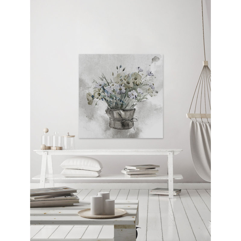 « senescence », reproduction de peinture à l’aquarelle sur toile tendue, H 32 po x l 32 po x P 1,5 po