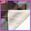 Couvertures géométriques cubes gris brun-130098658