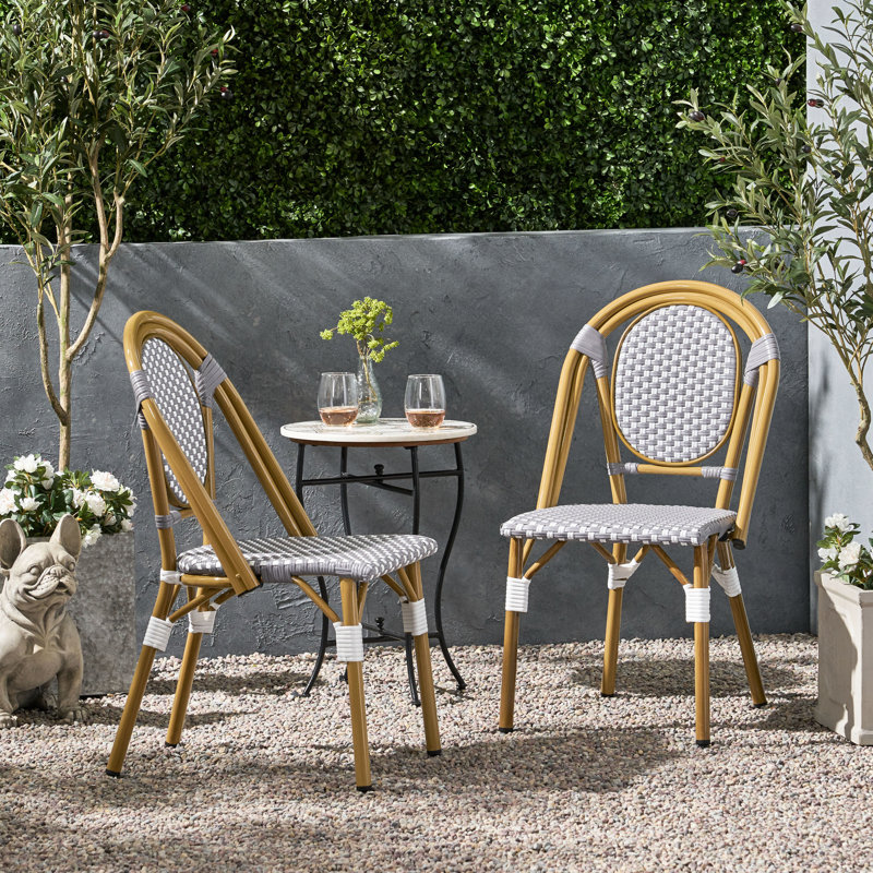 2 chaises bistro French Structure
