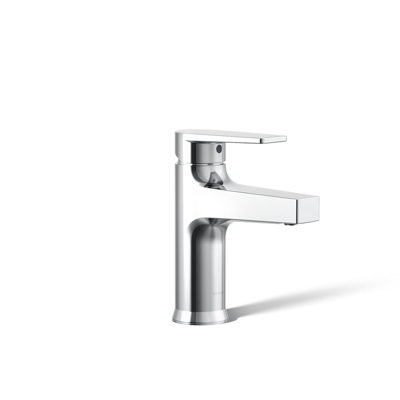 Kohler Taut Single-Handle Bathroom Faucet with Pop-Up Drain Assembly, One Hole Bathroom Sink Faucet, 1.2 gpm