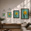 Single Daffodil Botanical - Framed Print-231858160-231858171