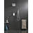 Shower System,Waterfall Rainfall Shower Head With Handheld, Shower Faucet Set For Bathroom Wall Mounted