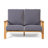 PALOMA LOVESEAT+COFFEE TABLE