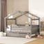 Lit maison avec lit gigogne-349194906