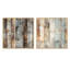Odie - Ensemble de 2 collages carrés abstraits-101855517-101855518
