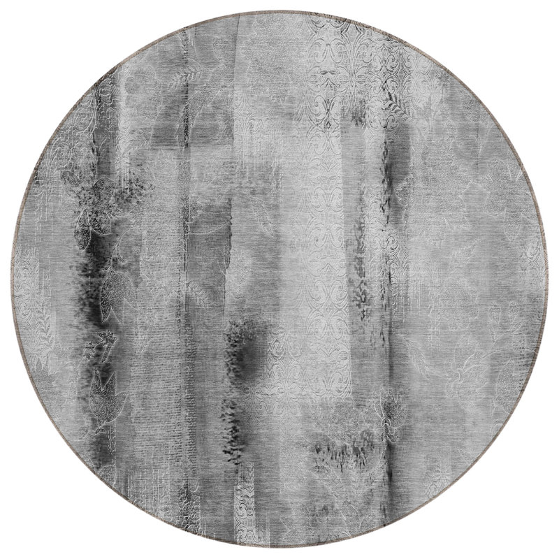 Altair Washable Indoor / Outdoor Rug, Round 8'
