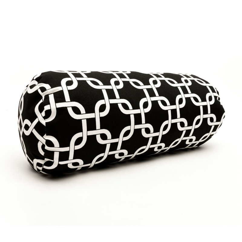Coussin en coton, Noir