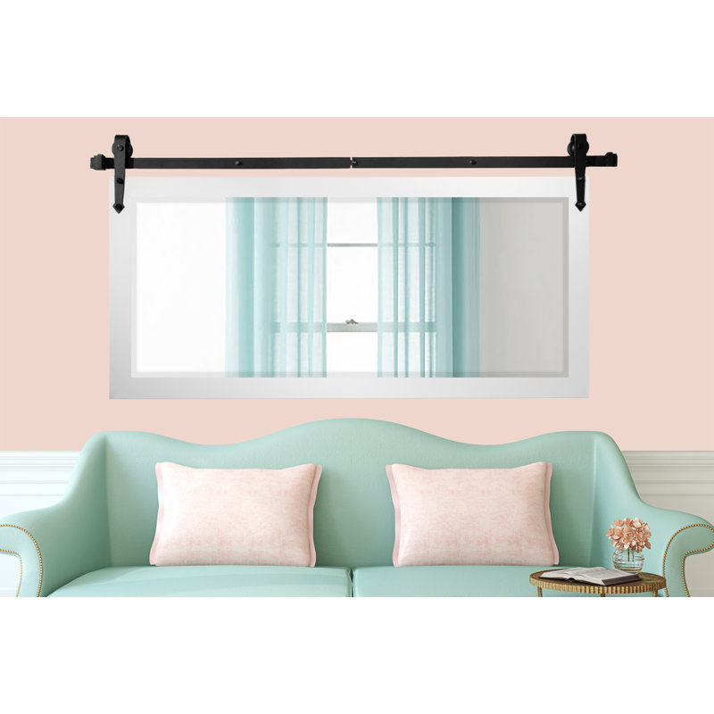 Neace Solid Wood Flat Wall Mirror, 31" x 71" 