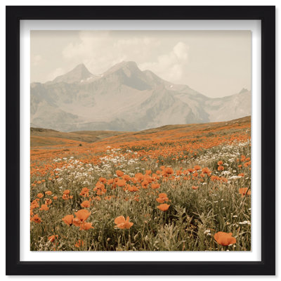 Orange Poppies Print by Oliver Gal