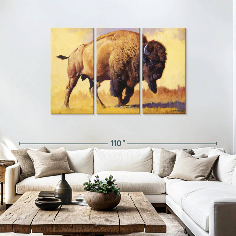 Brampt Tatanka, 48" H x 74" W