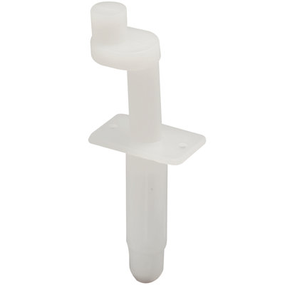 Prime-Line Bi-Fold Door Top Pivot, 3/8 in. Offset Pivot, Nylon, White Finish