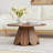 Round Coffee Table With Petal-Shaped Base-1245139135