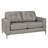 Solera Leather Sofa & Loveseat Set, Ivory