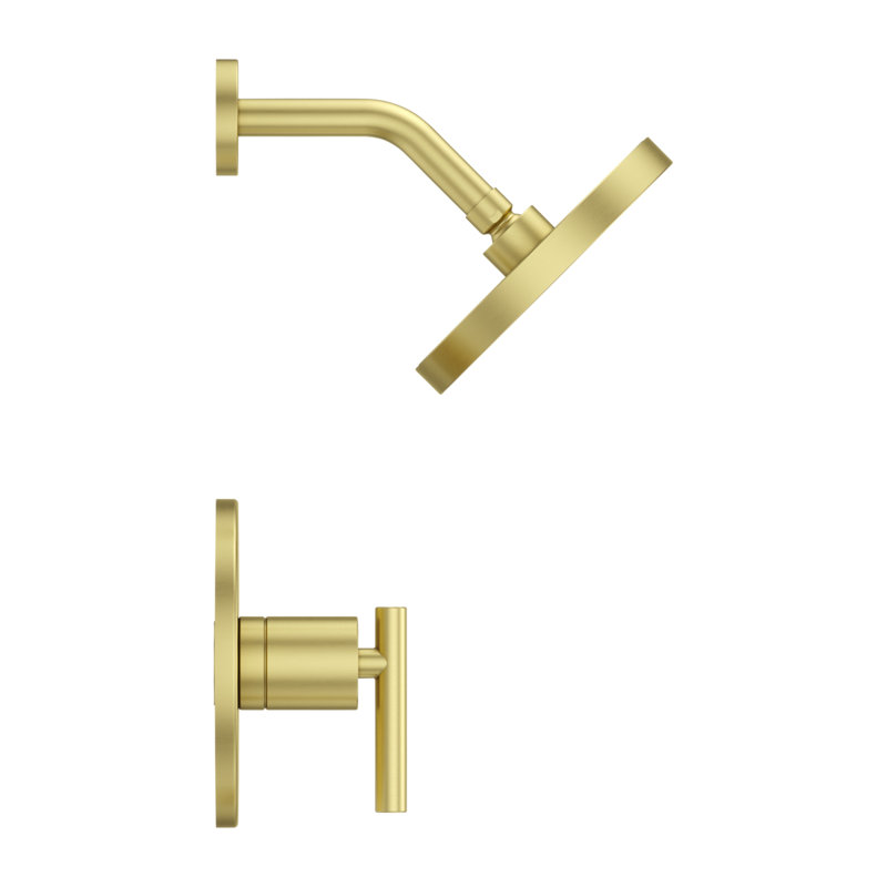 Contempra Volume Control Shower Faucet, Brushed Gold