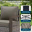 Ensemble de meubles de patio 4 pièces, chaises modulaires pivotantes en osier et rotin-212109865-212109872