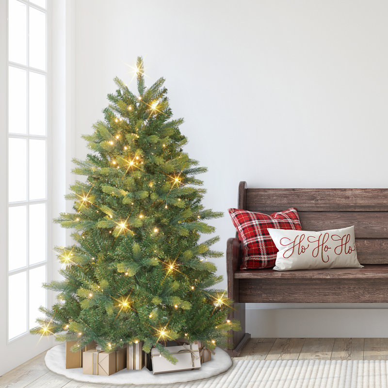 137.16cm H Lighted Artificial Christmas Tree
