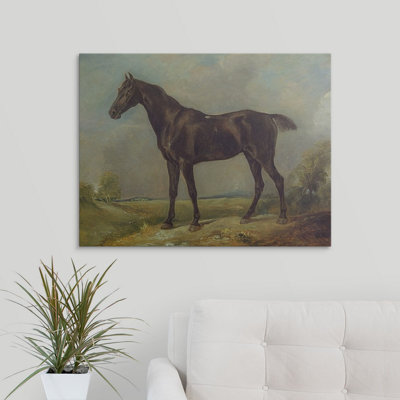 Reproduction d’art sur le cheval noir, c. 1805-10 po golding constable John Constable