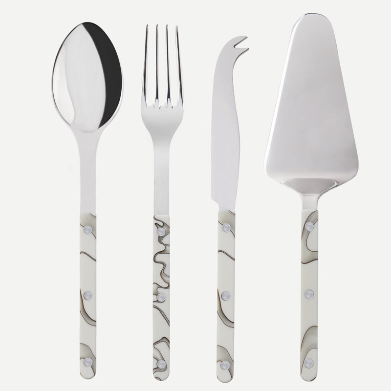 Bistrot Dune 4 Piece Hostess Set, Ivory