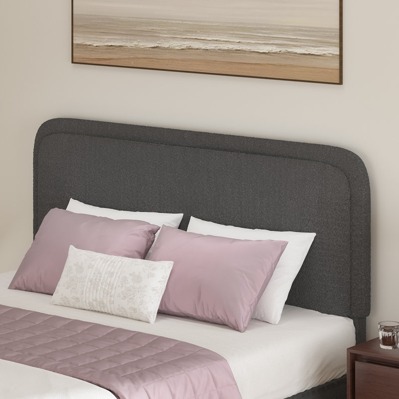 Bensu Boucle Upholstered Platform Bed | Stylish Comfort