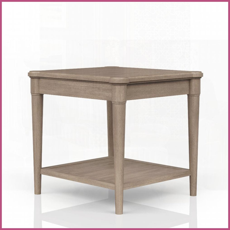 Table basse transitionnelle avec plateau de rangement Sand & Finish Tiroir - Peu encombrant pour le salon