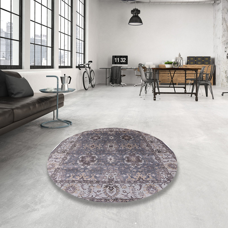 Tapis oriental brun clair Antranig, Rond 8 pi