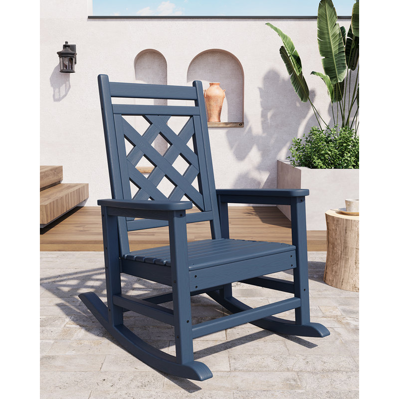 Outdoor Adirondack Chair, Navy