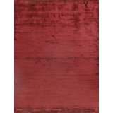 Plain Dove Area Rug in Red