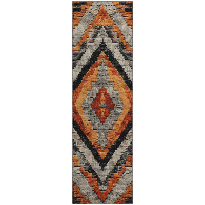 Premium Machine Washable Jakiyra AMF1890 Aztec Rug