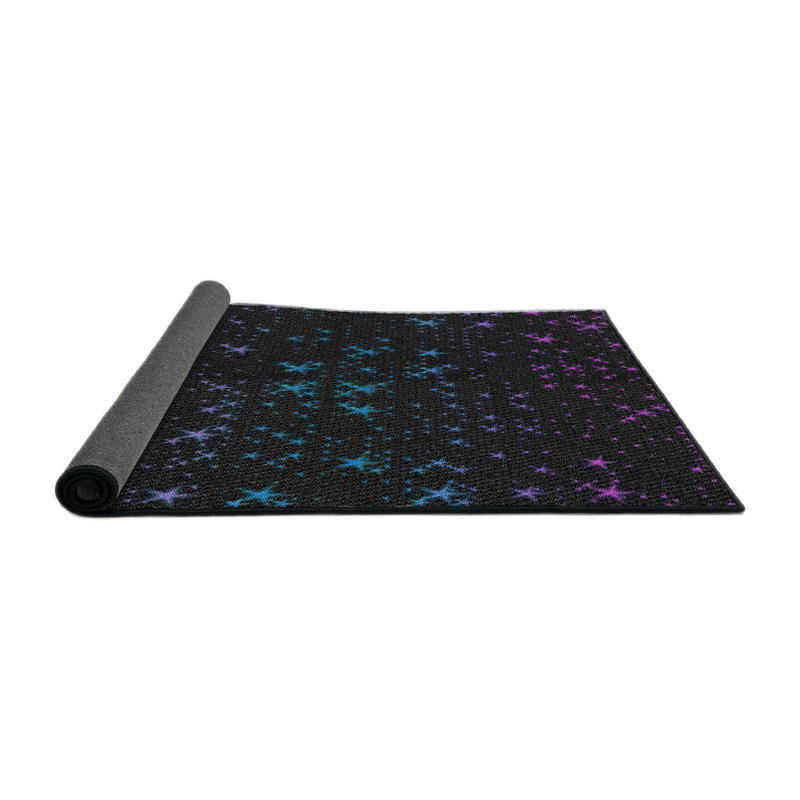 Tapis décoratif pourpre Sasaki, Rond 7 pi