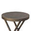 Jovita Solid Wood Cross Legs End Table