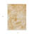 3' X 5' Cream and Gold Abstract Washable Non Skid Indoor Outdoor Area Rug