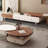 Simple design solid wood TV cabinet