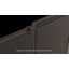 Portes de douche coulissantes simples sans cadre l 68 à 72 po x H 76 po, verre trempé de 3/8 po d'épaisseur, quincaillerie en acier inoxydable-121415069