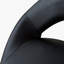 Tabouret de salon Crescent Rolling