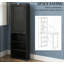 Bureau d'ordinateur mural