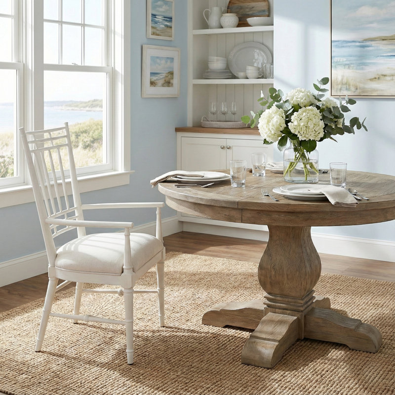 Hyannis Port Armchair, Driftwood, White