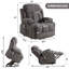 Fauteuils inclinables Power Lift avec massage thermique, structure en métal, design moderne pour le salon