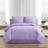 CEDAR COURT Paris Floral Lilac Ultra Soft Microfiber Reversible Comforter Set-612597434