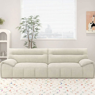 Canapé modulaire 90,55 "vert 100% polyester