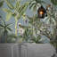 Grey Tropical Jungle Wallpaper Green
