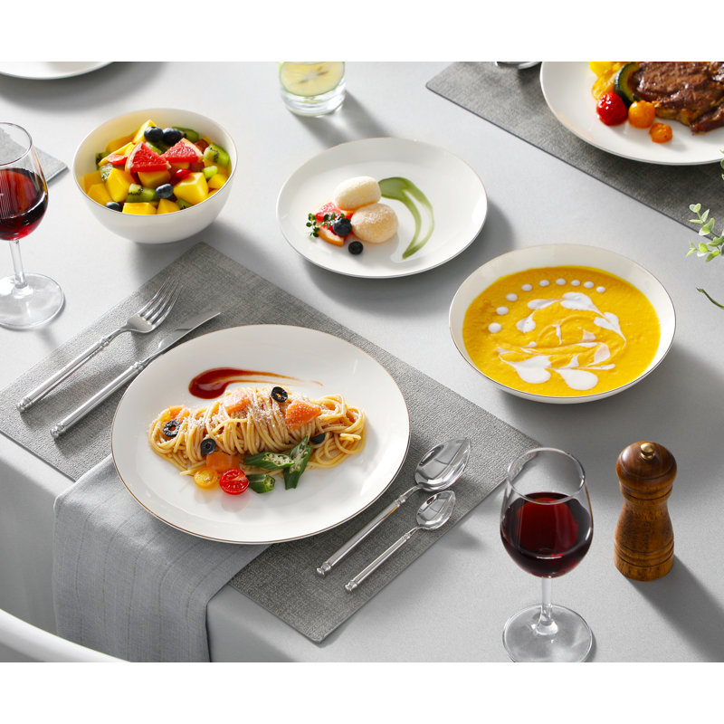 Bone China Dinnerware Set 16 Piece - Service for 4