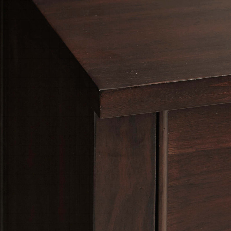 Commode 2 tiroirs Arvell, Brun