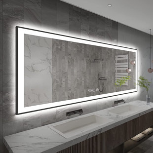 Metal Flat Wall Mirror