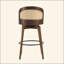 Tabouret de bar en bois Como, ensemble de 2