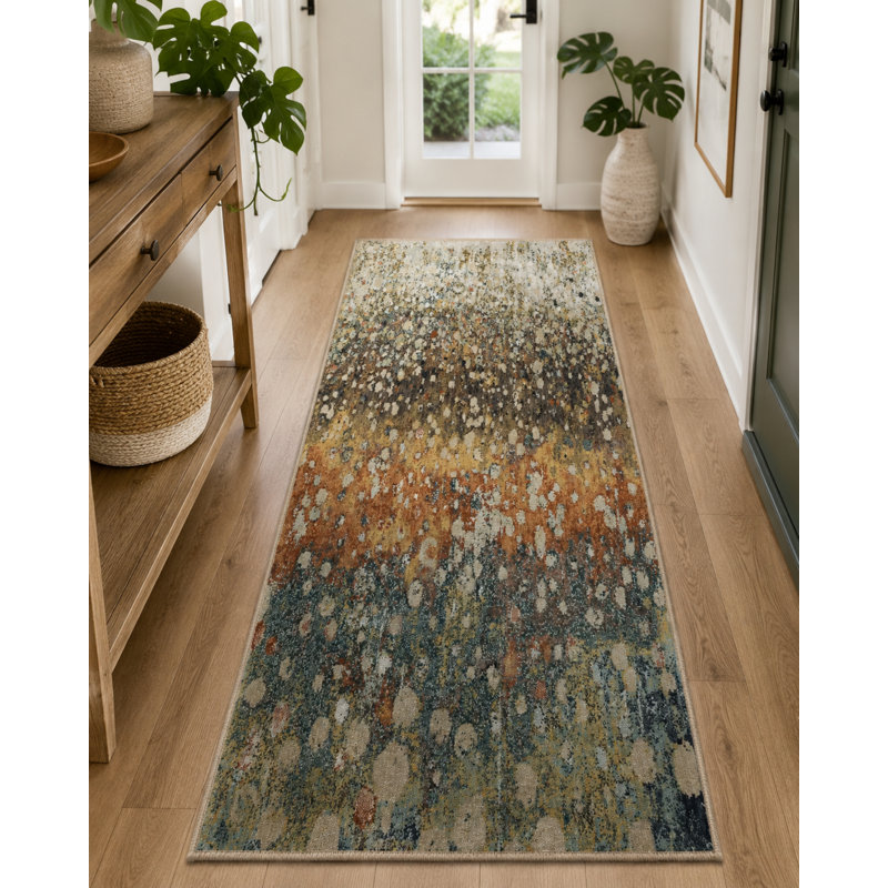 Tapis intérieur / extérieur brun Ambra, Rectangle 4' x 6'