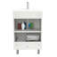 Ensemble de meuble-lavabo simple pour la salle de bain de 18 po Kaoru-35424904
