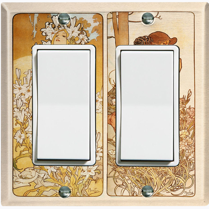 2 - Gang Rocker Standard Wall Plate